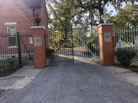 Greenbush Cemetery Front Gate Restoring